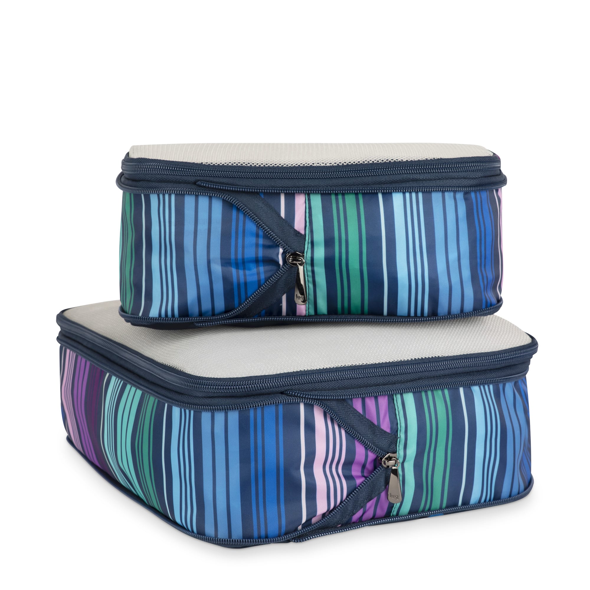 Cargo 2pc Compression Packing Cubes - MULTI DOTS NAVY - Cargo2pc_NavyMultiDots_02
